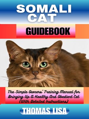 cover image of SOMALI CAT GUIDEBOOK